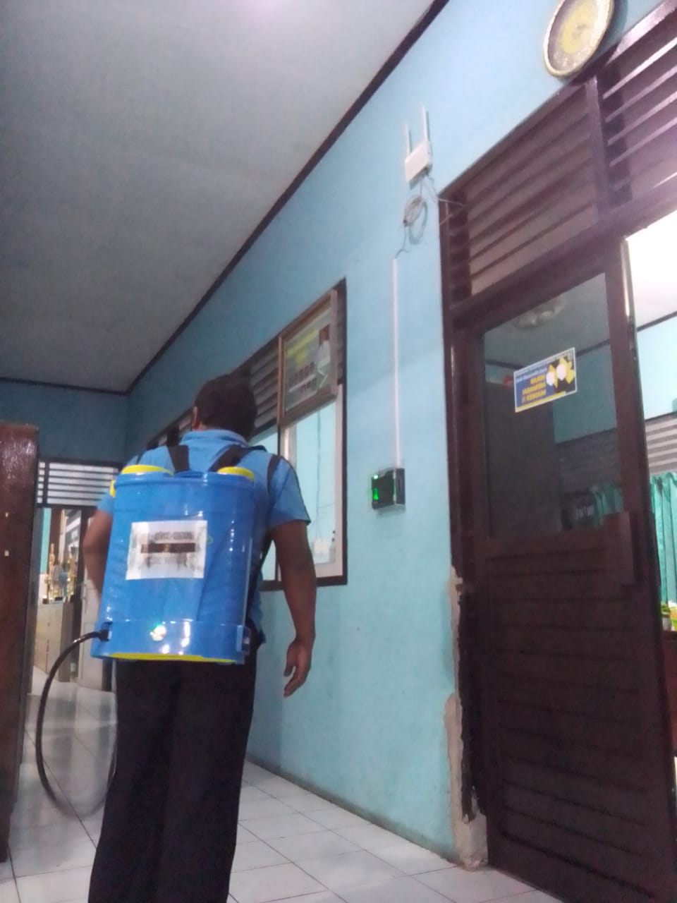 Penyemprotan Disinfektan di Kecamatan Mranggen