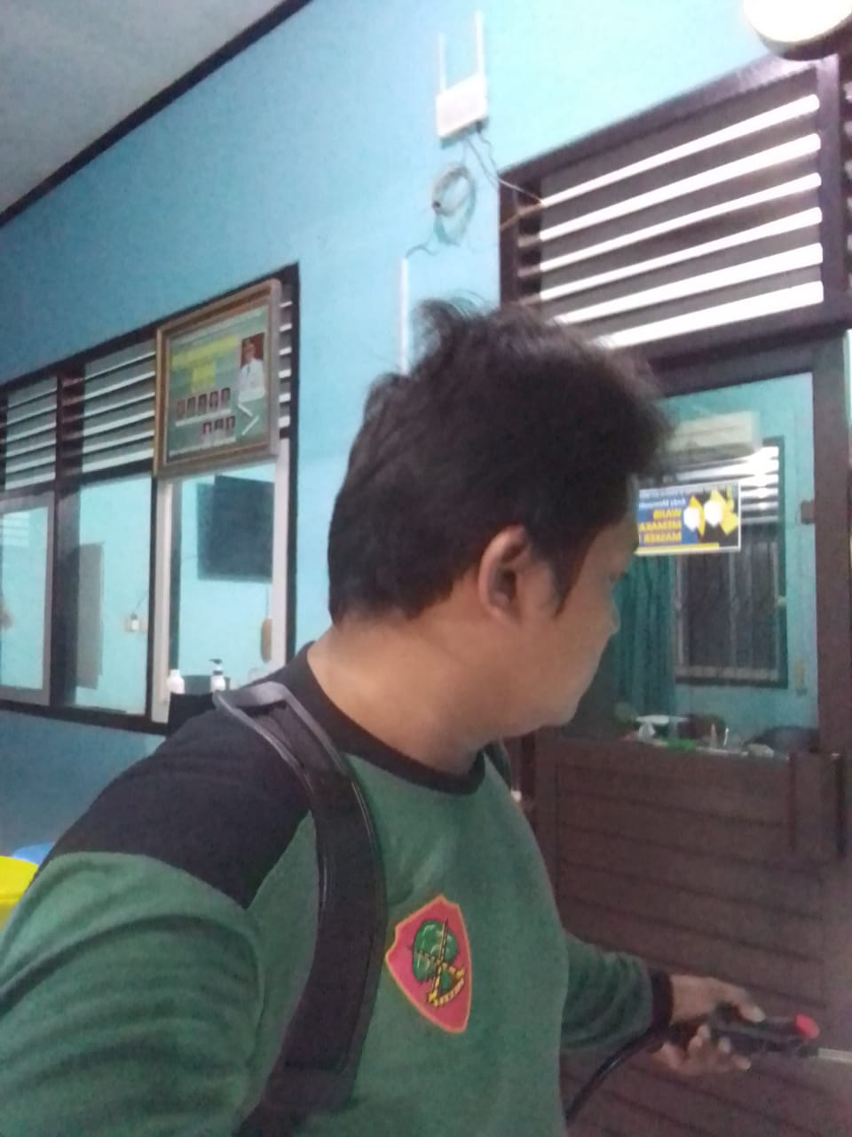 Cegah Covid 19: 2 Kali sehari dilakukan Penyemprotan Disinfektan