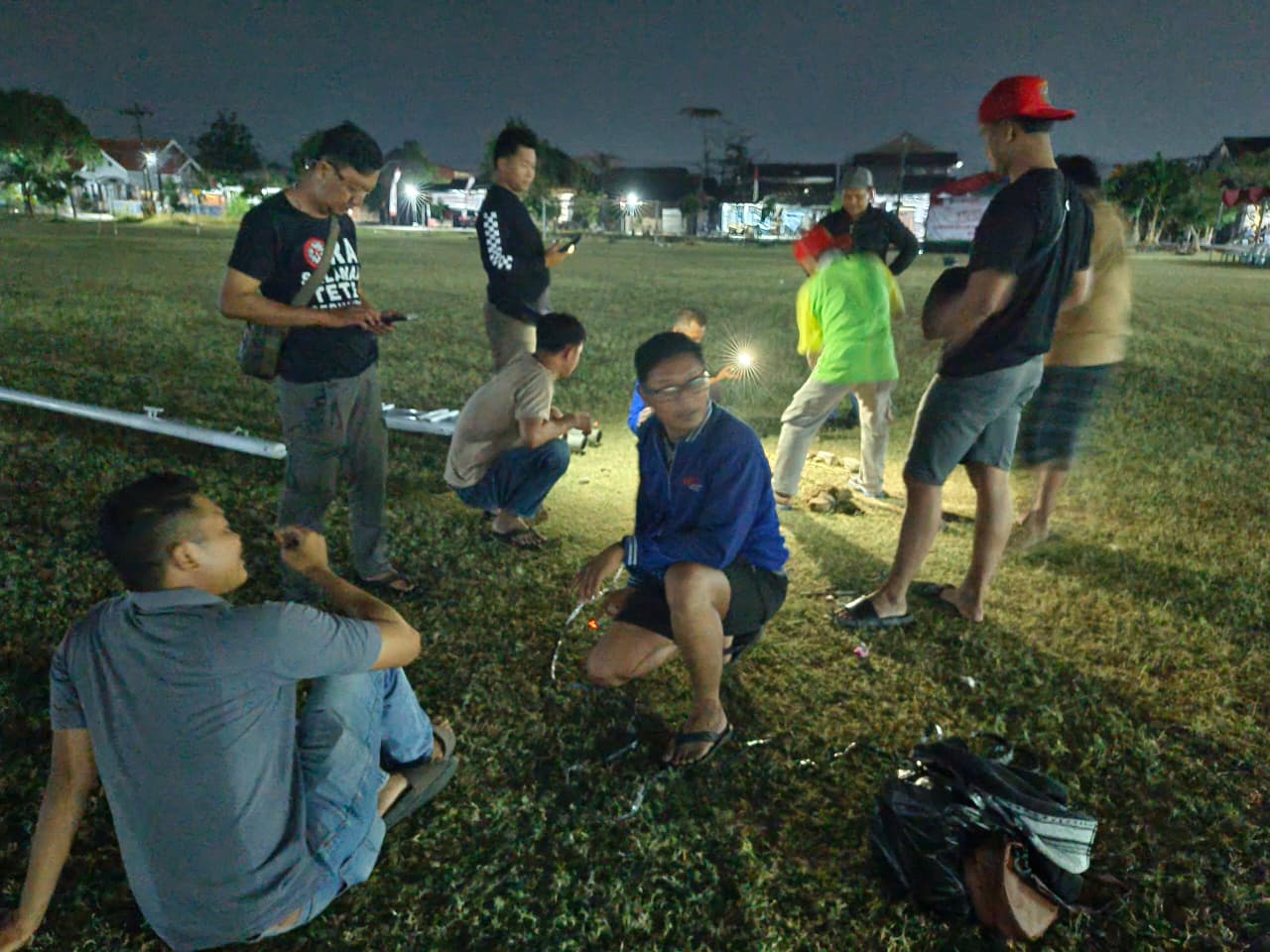 PERSIAPAN UPACARA HUT KE-81 REPUBLIK INDONESIA TINGKAT kECAMATAN MRANGGEN
