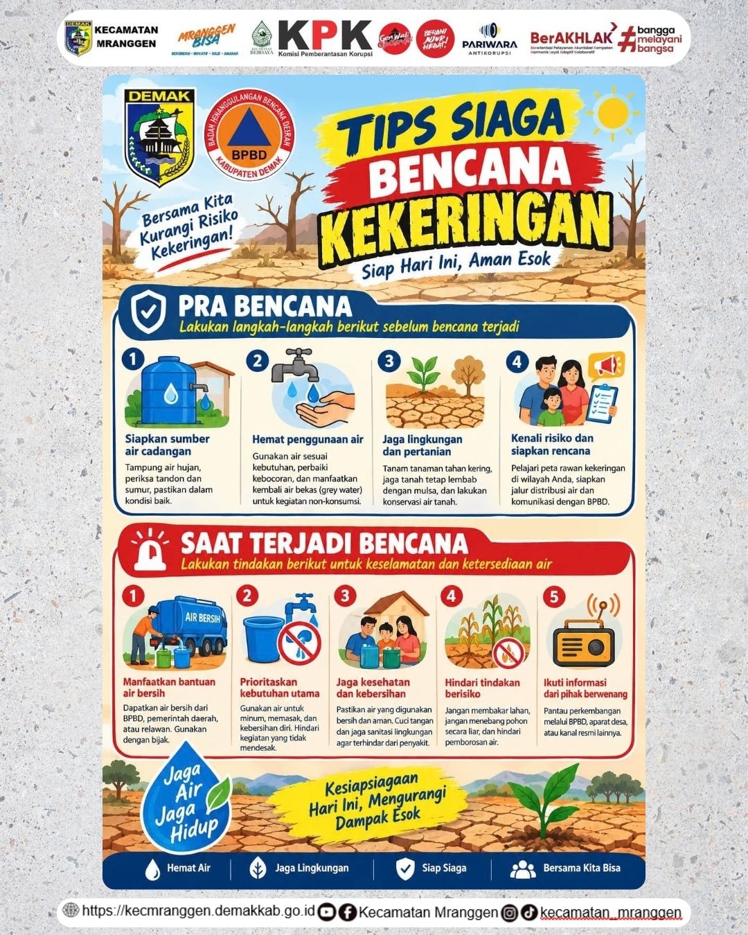 TIPS SIAGA BENCANA KEKERINGAN