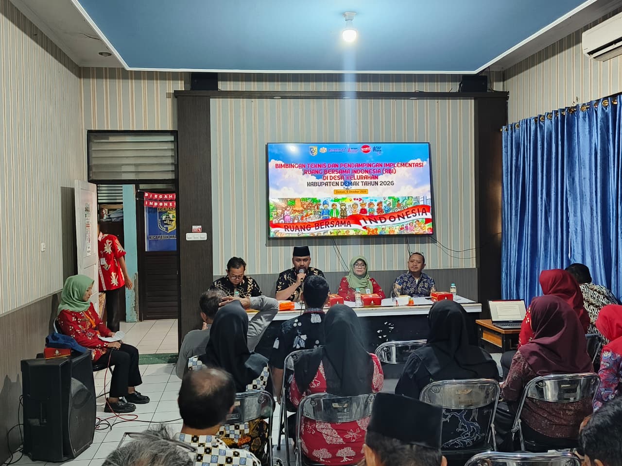 BIMTEKS IMPLEMENTASI RUANG BERSAMA INDONESIA (RBI) DI DESA TINGKAT KECAMATAN MRANGGEN, KABUPATEN DEMAK